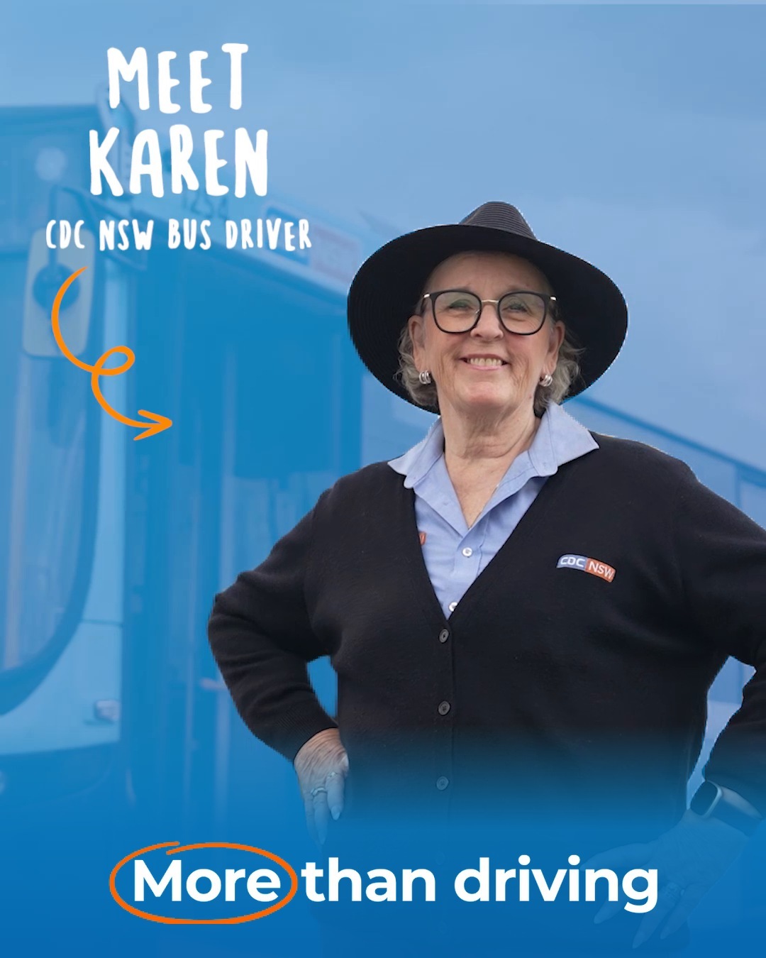 Meet Karen, CDC NSW bus driver